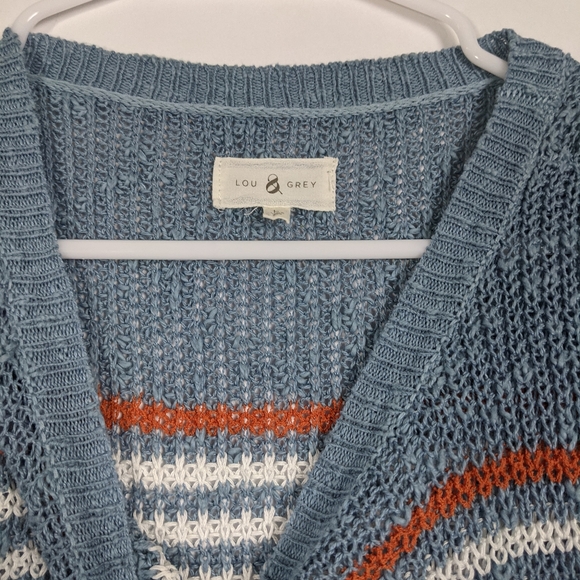 Lou and Grey pullover striped sweater vest - Picture 3 of 4